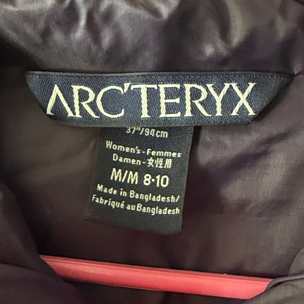 Arc'teryx Atom Vibrant Orange and Purple Jacket - Picture 2 of 4